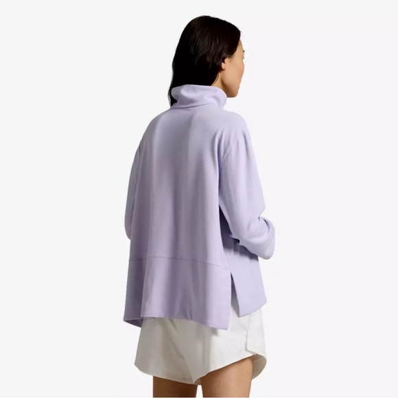 RLX Ralph Lauren Cloud Fleece Funnel Neck Quarter Zip Pull Over, NWT - Picture 5 of 7